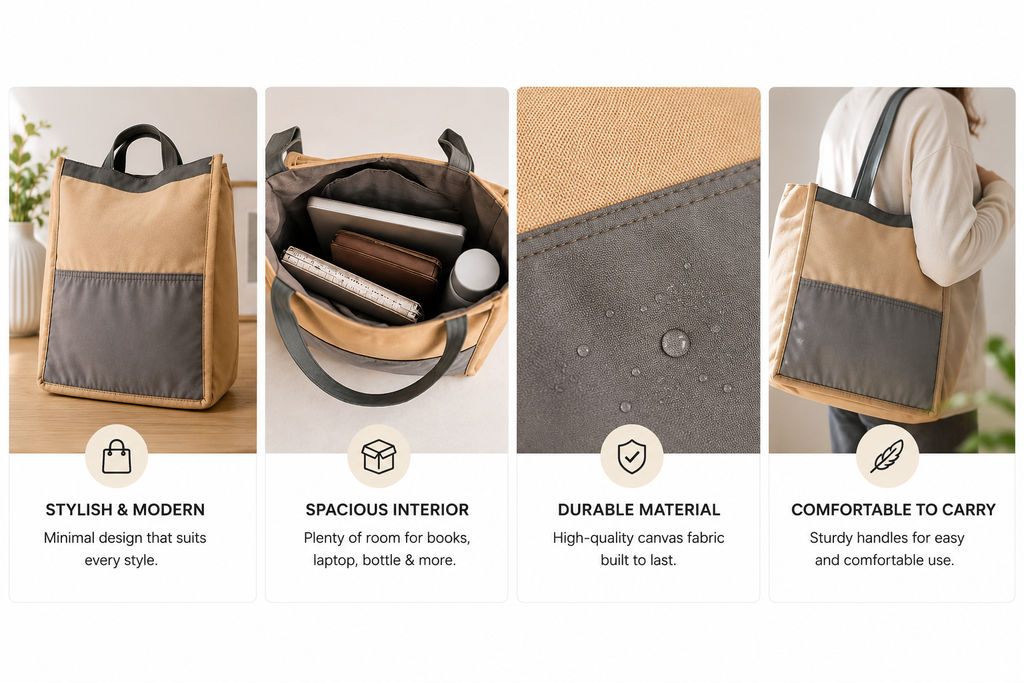 Tote shopping bag